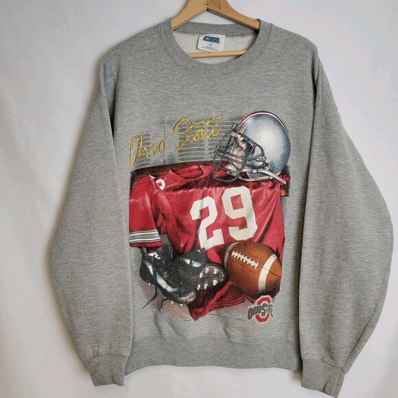 Other - Vintage Ohio State Buckeyes Nutmeg Mills Gray Crewneck Sweatshirt Mens Large USA